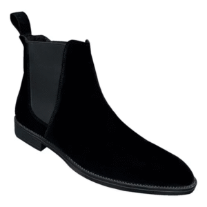 Botín chelsea en felpa color negro para caballero zanthy shoes modelo 600 botas mariachi