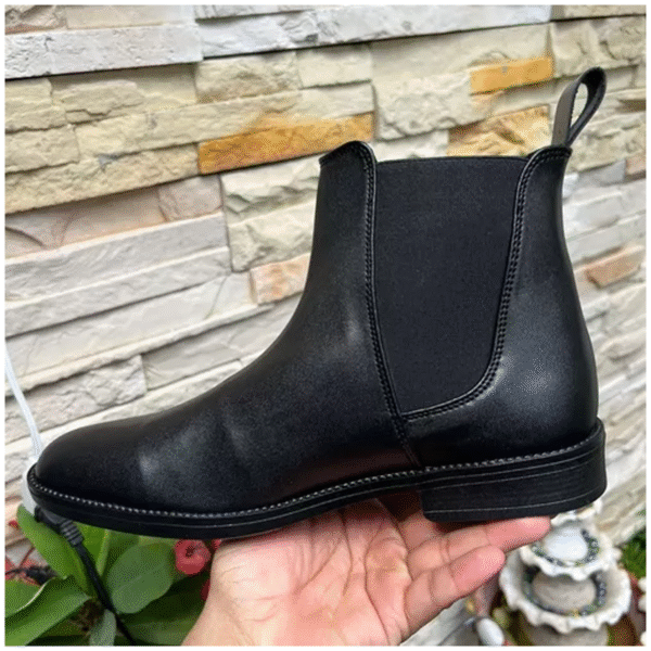 Botín chelsea color negro liso para caballero zanthy shoes modelo 600 botas mariachi