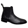 Botín chelsea color negro liso para caballero zanthy shoes modelo 600 botas mariachi