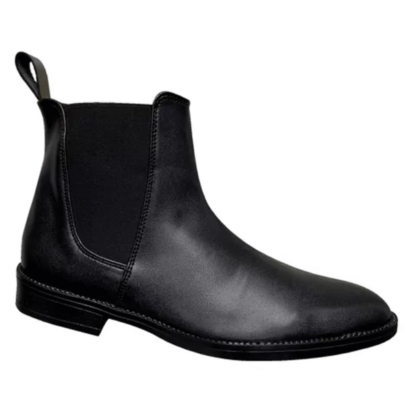 Botín chelsea color negro liso para caballero zanthy shoes modelo 600 botas mariachi
