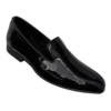 Zapato zanthy shoes de charol negro modelo 02 loafer mocasin slipper calzado para caballero estilo vestir