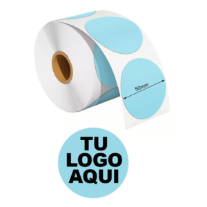 Etiqueta Circular Personalizada 5x5 Cm 750 Pzs Logo Texto zanthy shoes subli santhy