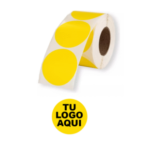 Etiqueta Circular Personalizada 4x4 Cm 1000 Pzs Logo Texto zanthy shoes subli santhy