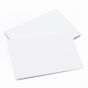 Tarjetas Emprendedor, pases, tarjetas cortadas papel Opalina 225 gramos zanthy shoes subli santhy