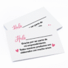 Tarjetas Emprendedor, pases, tarjetas Urgentes Impresion a Color papel Opalina 225 gramos zanthy shoes subli santhy
