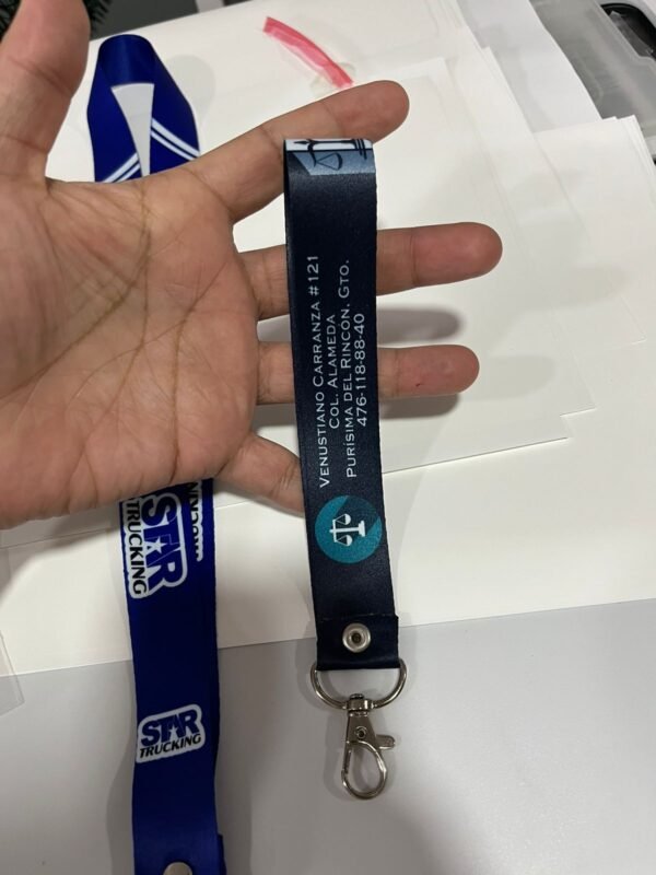 Llavero Personalizado Sublimado un solo lado Lanyard para las Llaves Lanyer herraje perico zanthy shoes subli santhy