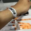Pulseras 15 mm de Tela Personalizadas Logo, Marca, Campaña, Xv, Boda, Eventos zanthy shoes subli santhy