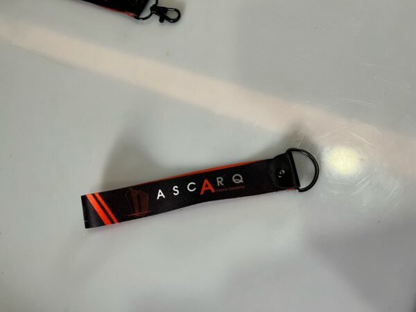 Llavero Personalizado Sublimado un lado del liston Lanyard para las Llaves Lanyer media luna negra y cubre dobladillo zanthy shoes subli santhy