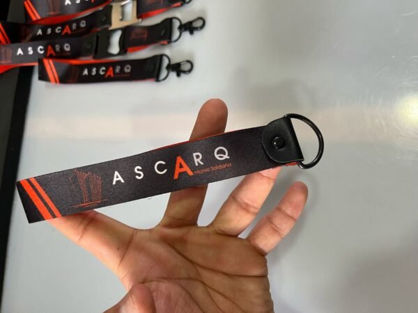 Llavero Personalizado Sublimado un lado del liston Lanyard para las Llaves Lanyer media luna negra y cubre dobladillo zanthy shoes subli santhy