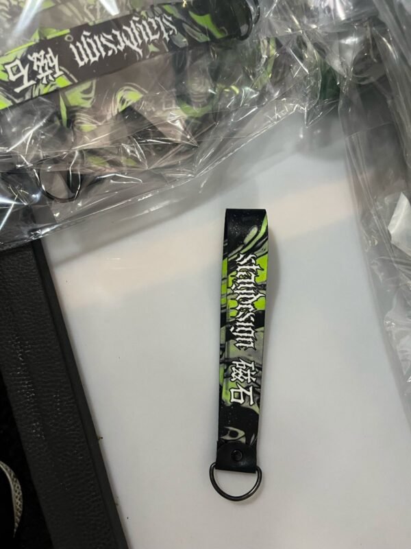 Llavero Personalizado Sublimado un lado del liston Lanyard para las Llaves Lanyer media luna negra y cubre dobladillo zanthy shoes subli santhy