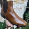 Botín chelsea color miel para caballero zanthy shoes modelo 600 botas mariachi