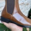 Botín chelsea color miel para caballero zanthy shoes modelo 600 botas mariachi