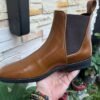 Botín chelsea color miel para caballero zanthy shoes modelo 600 botas mariachi