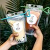Bolsas para Bebidas Sellada Personalizadas Portátil De Asas Con Pajitas zanthy shoes subli santhy