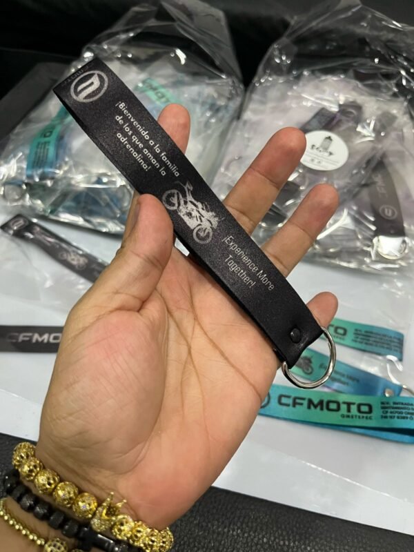 Llavero Personalizado Sublimado una cara Lanyard para las Llaves Lanyer media luna zanthy shoes subli santhy