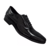 Zapato zanthy shoes de charol negro modelo 113 calzado para caballero estilo vestir