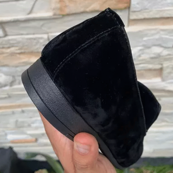 Zapato zanthy shoes de felpa negro modelo 02 loafer mocasin slipper calzado para caballero estilo vestir