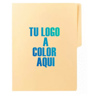 Folder Impreso Personalizados Logo A Color Tamaño Carta zanthy shoes subli santhy