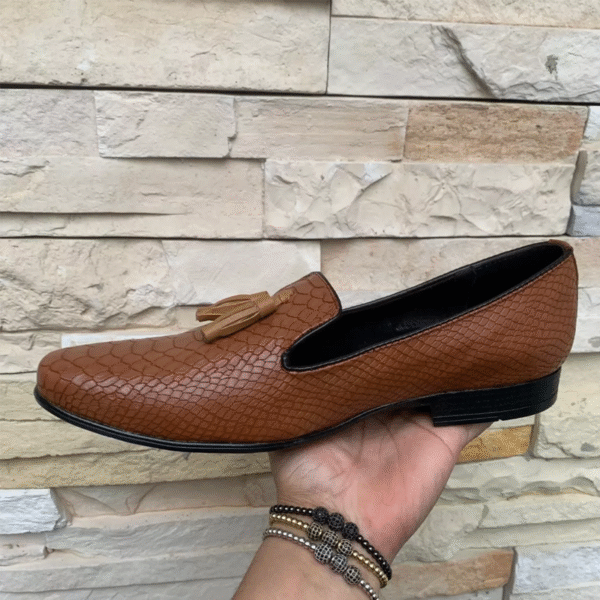 Zapato zanthy shoes slipper miel modelo 06 loafer mocasin calzado para caballero estilo vestir