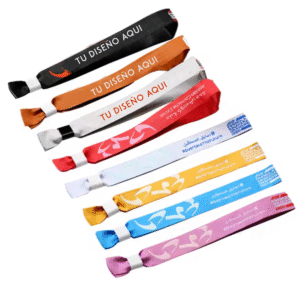 Pulseras vip de Tela con broche ahorcador Personalizadas Logo, Marca, Campaña, Xv, Boda, Eventos zanthy shoes subli santhy