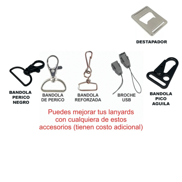 Porta Gafete Lanyard Cerveza Tecate con destapador Portagafete Portacredencial