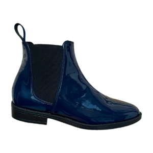 600 botin charol azul Botín chelsea en charol marino para caballero zanthy shoes modelo 600 botas mariachi resorte negro