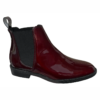 600 botin vino Botín chelsea en charol vino para caballero zanthy shoes modelo 600 botas mariachi resorte negro