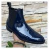botin charol mno 600 02 Botín chelsea en charol marino para caballero zanthy shoes modelo 600 botas mariachi resorte negro